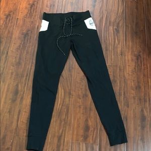 Pink cotton leggings